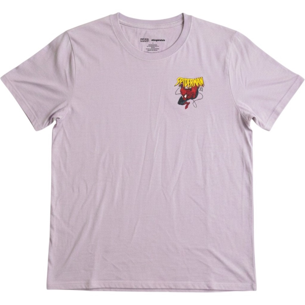 Aeropostale Spiderman T Shirt Small Purple Marvel Comic Graphic Tee